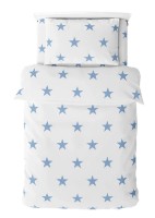 Lenjerie de pat Relaxe Home Soft Dreams Adolescenti 145x210cm Stars Blue (023431)