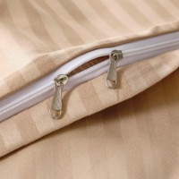 Lenjerie de pat Relaxe Home Stripe Dreams 200x220cm Capucino (023377) imaginea #4 — magazin online Desire.md