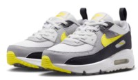 Кроссовки детские Nike Air Max 90 EasyOn Off White/Dark Smoke Grey/Light Smoke Grey/Sonic Yellow, s.32 фото №1 — интернет-магазин Desire.md