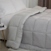 Одеяло Relaxe Home Teddy 200x210cm Light Grey (024552)