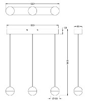 Lustră Trio Senta R33553106 imaginea #3 — magazin online Desire.md