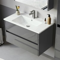 Lavoar cu dulap Orka Arno 100 Grey imaginea #5 — magazin online Desire.md