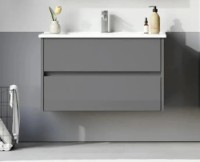 Lavoar cu dulap Orka Arno 100 Grey imaginea #2 — magazin online Desire.md