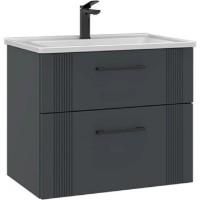 Lavoar cu dulap Orka Bari 65 Anthracite (19191)