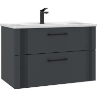 Lavoar cu dulap Orka Bari 85 Anthracite (19963)
