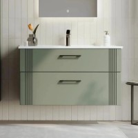 Lavoar cu dulap Orka Bari 85 Green (11373) imaginea #2 — magazin online Desire.md