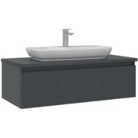 Lavoar cu dulap Orka Lentia 100 Anthracite