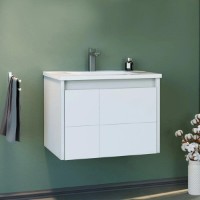 Dulap cu lavoar Orka Likya 65 White Matt