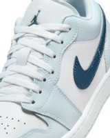 Кеды детские Nike Air Jordan 1 Low White/Aura/Squadron Blue, s.36.5 фото №3 — интернет-магазин Desire.md