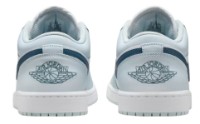 Кеды детские Nike Air Jordan 1 Low White/Aura/Squadron Blue, s.40 фото №2 — интернет-магазин Desire.md