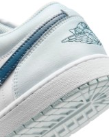 Кеды детские Nike Air Jordan 1 Low White/Aura/Squadron Blue, s.40 фото №4 — интернет-магазин Desire.md