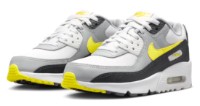 Кроссовки детские Nike Air Max 90 Off White/Dark Smoke Grey/Light Smoke Grey/Sonic Yellow, s.36.5
