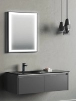 Dulap cu lavoar Orka Lisbon 110 Black Matt (17163) imaginea #4 — magazin online Desire.md