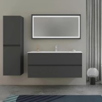 Dulap pentru lavoar Orka Nest 121 Antracit Matt (050600) imaginea #3 — magazin online Desire.md