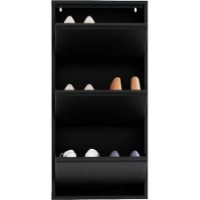 Rafturi pentru pantofi Trendy 3 Piece Metal  Black 50x103x15cm GTR007907 imaginea #4 — magazin online Desire.md