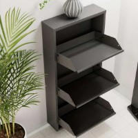 Rafturi pentru pantofi Trendy 3 Piece Metal Anthracite 50x103x15cm GTR007905 imaginea #5 — magazin online Desire.md