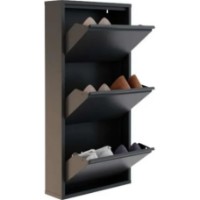Rafturi pentru pantofi Trendy 3 Piece Metal Anthracite 50x103x15cm GTR007905 imaginea #6 — magazin online Desire.md