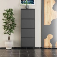 Rafturi pentru pantofi Trendy 4 Piece Metal Anthracite 50x136x15cm GTR007908 imaginea #3 — magazin online Desire.md