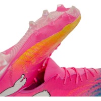Ghete pentru fotbal Puma Future 9 Match Fusion Fg/Ag Poison Pink/Sun Stream/Bright Aqua/Puma White, s.43 imaginea #8 — magazin online Desire.md