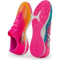 Ghete pentru fotbal Puma Future 9 Match Fusion TT Poison Pink/Sun Stream/Bright Aqua/Puma White, s.44.5 imaginea #6 — magazin online Desire.md