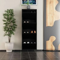 Rafturi pentru pantofi Trendy 4 Piece Metal Black 50x136x15cm GTR007910 imaginea #7 — magazin online Desire.md