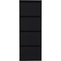 Rafturi pentru pantofi Trendy 4 Piece Metal Black 50x136x15cm GTR007910 imaginea #8 — magazin online Desire.md