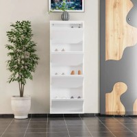 Rafturi pentru pantofi Trendy 4 Piece Metal White 50x136x15cm GTR007909 imaginea #5 — magazin online Desire.md