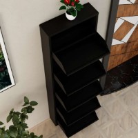 Rafturi pentru pantofi Trendy 5 Piece Metal Black 50x169x15cm GTR007913 imaginea #2 — magazin online Desire.md