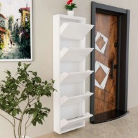 Rafturi pentru pantofi Trendy 5 Piece Metal White 50x169x15cm GTR007912 imaginea #6 — magazin online Desire.md