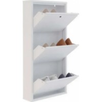 Обувница Trendy Locking 3 Piece Metal White 50x103x15cm GTR007915 фото №4 — интернет-магазин Desire.md