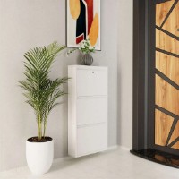 Обувница Trendy Locking 3 Piece Metal White 50x103x15cm GTR007915