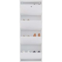Rafturi pentru pantofi Trendy Locking 4 Piece Metal White 50x136x15cm GTR007918 imaginea #4 — magazin online Desire.md