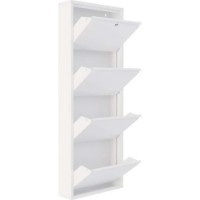 Rafturi pentru pantofi Trendy Locking 4 Piece Metal White 50x136x15cm GTR007918 imaginea #6 — magazin online Desire.md