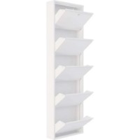 Rafturi pentru pantofi Trendy Locking 5 Piece Metal White 50x169x15cm GTR007921 imaginea #6 — magazin online Desire.md