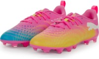 Ghete pentru fotbal Puma Future 9 Play Fg/Ag Jr Poison Pink/Sun Stream/Bright Aqua/Puma White, s.35.5 imaginea #1 — magazin online Desire.md