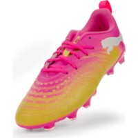 Ghete pentru fotbal Puma Future 9 Play Fg/Ag Jr Poison Pink/Sun Stream/Bright Aqua/Puma White, s.35.5 imaginea #5 — magazin online Desire.md