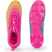 Ghete pentru fotbal Puma Future 9 Play Fg/Ag Jr Poison Pink/Sun Stream/Bright Aqua/Puma White, s.38.5 imaginea #4 — magazin online Desire.md