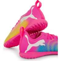 Ghete pentru fotbal Puma Future 9 Play Tt Jr Poison Pink/Sun Stream/Bright Aqua/Puma White, s.38.5 imaginea #7 — magazin online Desire.md