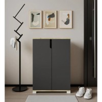 Rafturi pentru pantofi Trendy Venedik Sapphire Oak/Anthracite 60x97x34cm (GTR008082) imaginea #4 — magazin online Desire.md