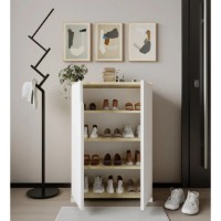 Rafturi pentru pantofi Trendy Venedik Sapphire Oak/White 60x97x34cm (GTR008084) imaginea #5 — magazin online Desire.md