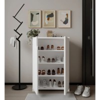 Rafturi pentru pantofi Trendy Venedik White 60x97x34cm (GTR008081) imaginea #5 — magazin online Desire.md
