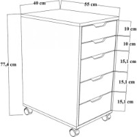 Comodă Trendy Caisson 1600-78 40x77,4x55cm (GTR008008) imaginea #2 — magazin online Desire.md