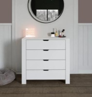 Comodă Trendy Duru 1600-31 White 90x85x42cm (GTR007926)