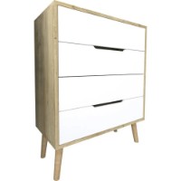 Comodă Trendy Flora Sapphire Oak/White 78x95x45cm (GTR008147) imaginea #5 — magazin online Desire.md