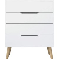 Comodă Trendy Flora White 78x95x45cm (GTR008145) imaginea #6 — magazin online Desire.md