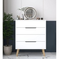 Comodă Trendy Flora White 78x95x45cm (GTR008145)