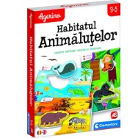 Joc educativ de masa Clementoni Agerino Habitatul animalutelor RO (58793)