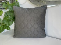 Perna decorativa Relaxe Home Velure 40x40cm Dark Grey (021460) imaginea #4 — magazin online Desire.md