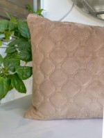 Perna decorativa Relaxe Home Velure 40x40cm Golden Beige (021461) imaginea #4 — magazin online Desire.md