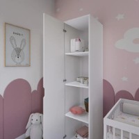 Dulap Trendy Duru 1600-013 White 40x183x45cm GTR007925 imaginea #6 — magazin online Desire.md